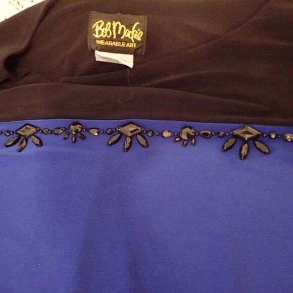 Bob Mackie Wearable Art Embellished Tunic Top - Picture 5 of 9